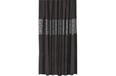 HOME Sparkle Shower Curtain - Black